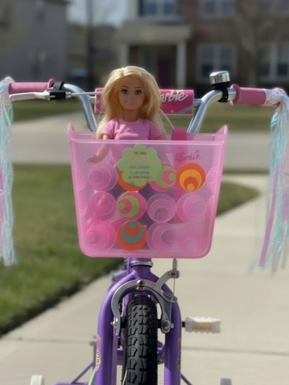 NWT VTG 2003 Barbie 3-in-1 Bike Handlebar Basket, Backpack & Tote Bag 🚲🌸